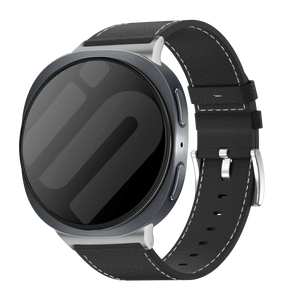 Bracelet cuir Samsung Galaxy Watch 8 Classic (noir)