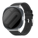 Bracelet cuir Samsung Galaxy Watch 8 Classic (noir)