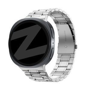 Bandz Bracelet acier 'Deluxe' Samsung Galaxy Watch 8 Classic (argent)