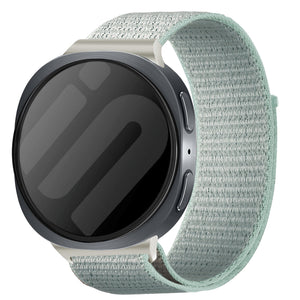 Bracelet nylon Samsung Galaxy Watch 8 Classic (cyan clair)