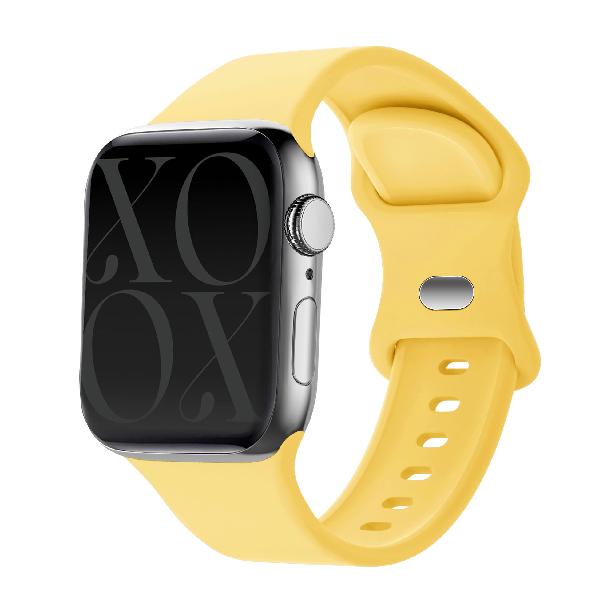 xoxo Wildhearts Bracelet silicone Apple Watch (jaune)