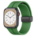 Bracelet à fermoir magnétique Apple Watch (vert armée)