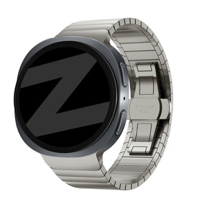 Bandz Bracelet acier 'One Bead' Samsung Galaxy Watch 8 - 40mm (titane)