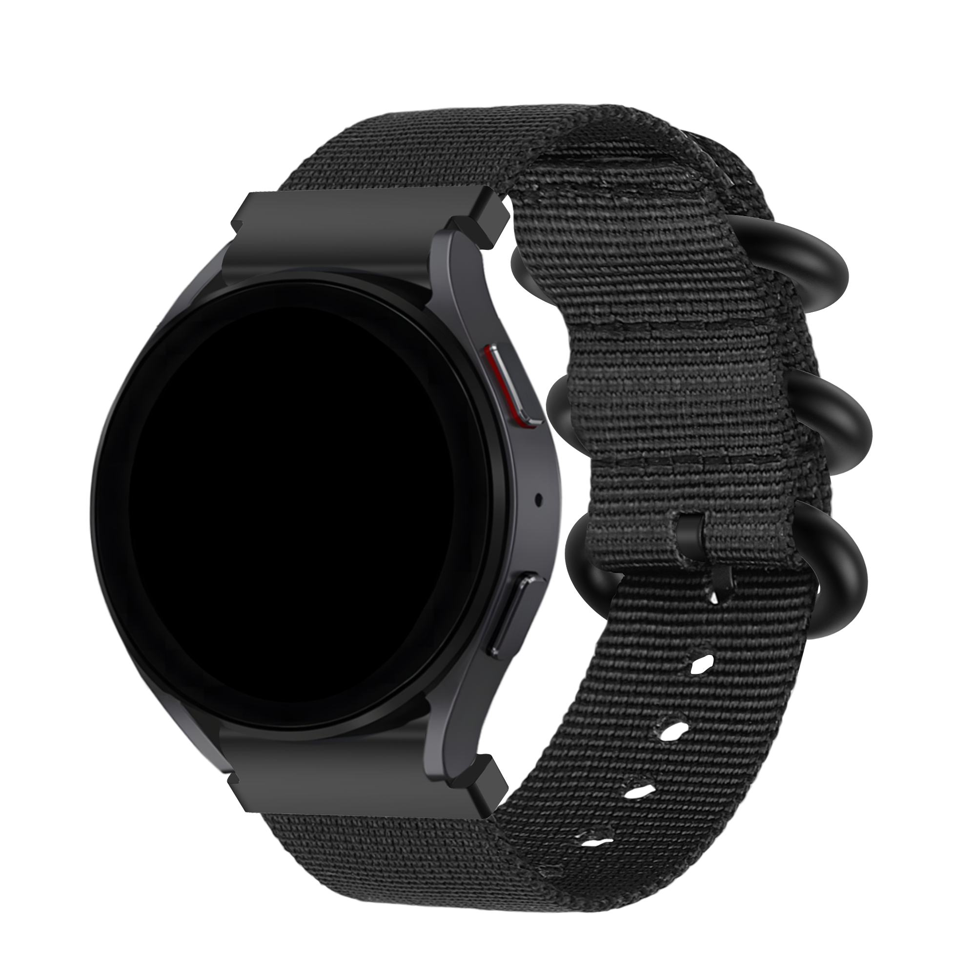 BALR Bracelet nylon avec boucle Samsung Galaxy Watch 4 Classic 42mm (noir)