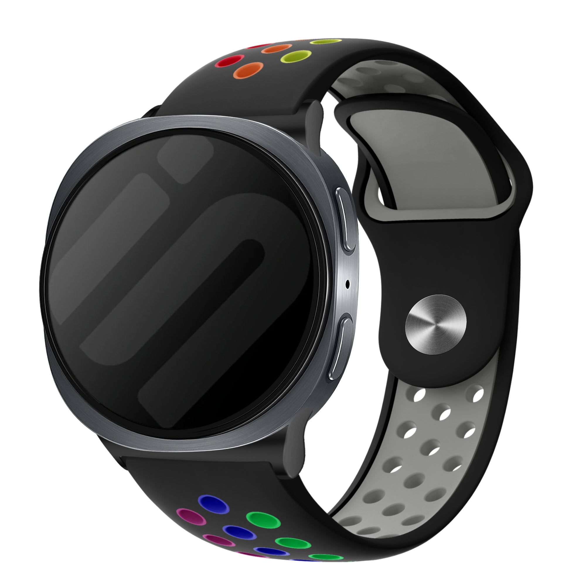 Bracelet sport Samsung Galaxy Watch 8 - 40mm (noir/coloré)