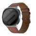 Bracelet cuir moderne Samsung Galaxy Watch 8 Classic (marron)