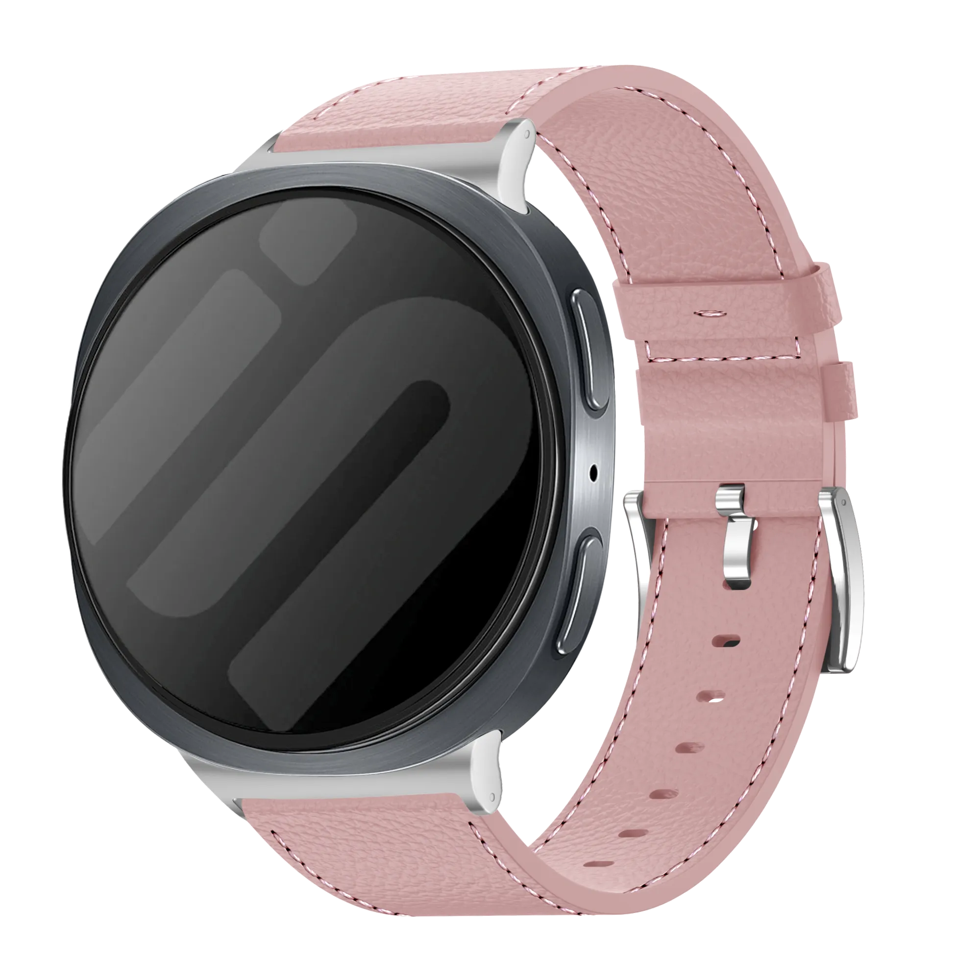Bracelet cuir Samsung Galaxy Watch 8 Classic (rose)