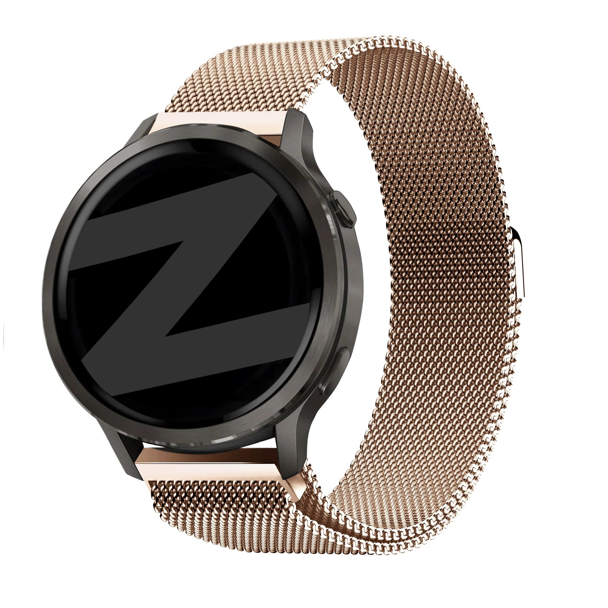 Bandz Bracelet milanais Loop Garmin Vivoactive 4s (rose or)