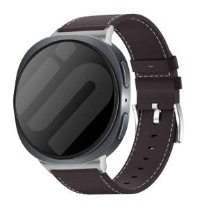 Bracelet cuir Samsung Galaxy Watch 8 - 40mm (cafe marron)