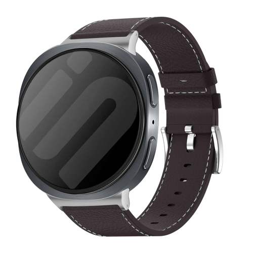 Bracelet cuir Samsung Galaxy Watch 8 - 40mm (cafe marron)