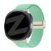 Bandz Bracelet tissé magnétique Samsung Galaxy Watch 8 - 40mm (vert menthe)