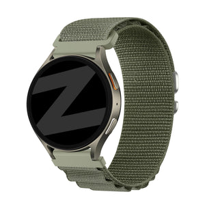 Bandz Bracelet nylon Alpine Amazfit GTR 4 (vert olive)