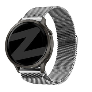 Bandz Bracelet milanais 'Loop' Garmin Forerunner 70 (argent)