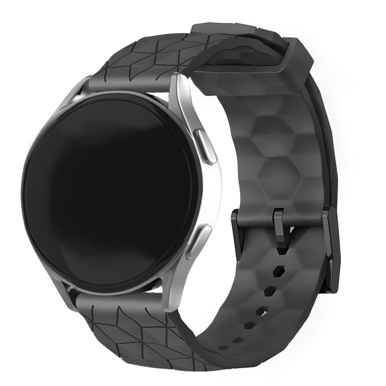 Amazfit Balance 2 Silicone Hexa Strap (Black)