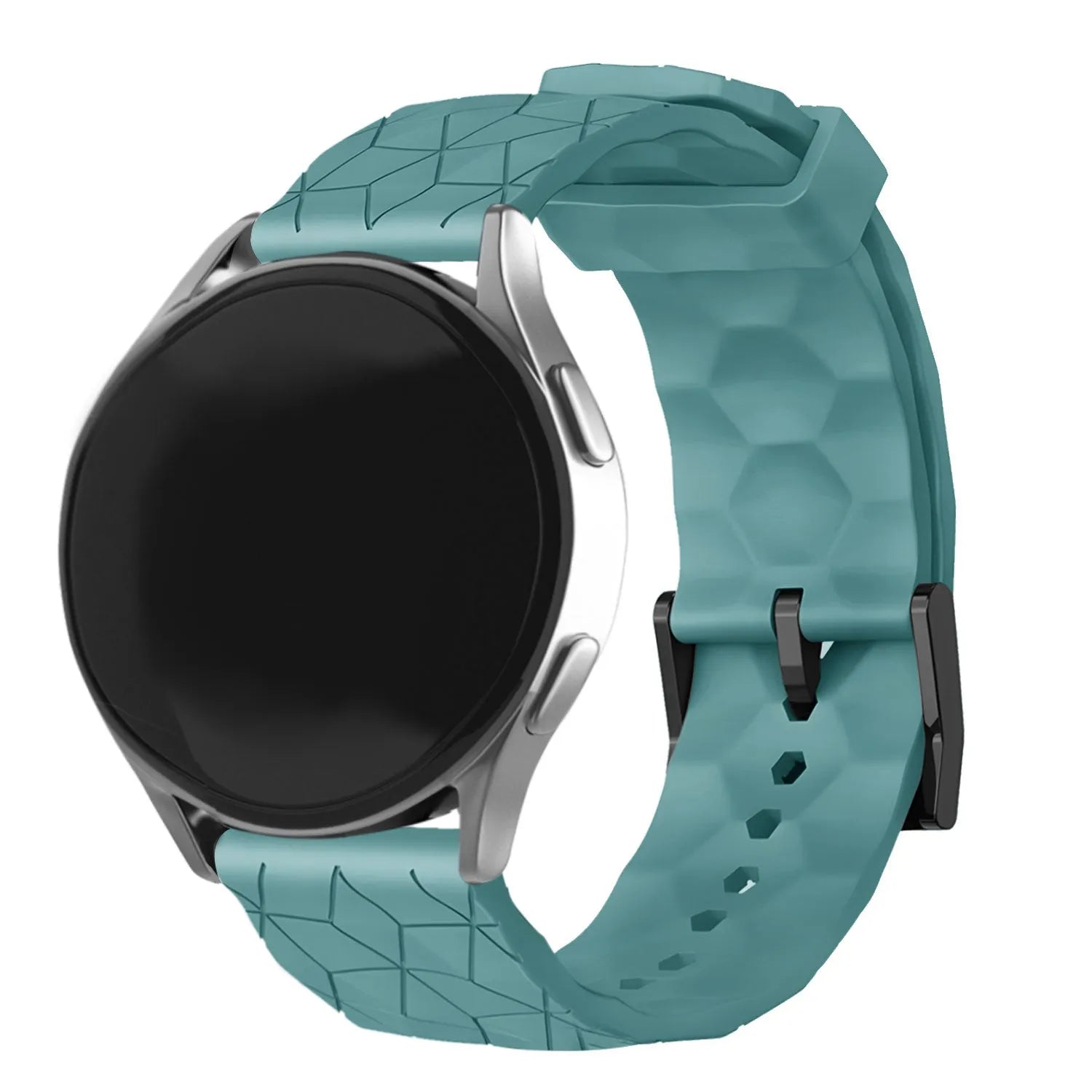 Bracelet silicone 'Hexa' Amazfit Bip 3 (Pro) (bleu-vert)