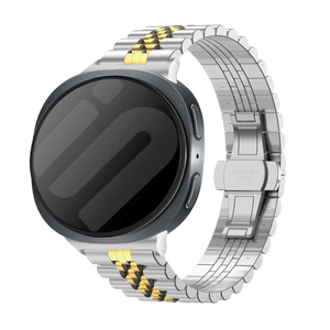 Bracelet acier Jubilee Samsung Galaxy Watch 8 - 40mm (argent/or)