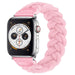 Bracelet nylon entortillé Apple Watch (rose)