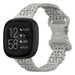 Bracelet silicone avec motif Fitbit Versa 3 (gris)