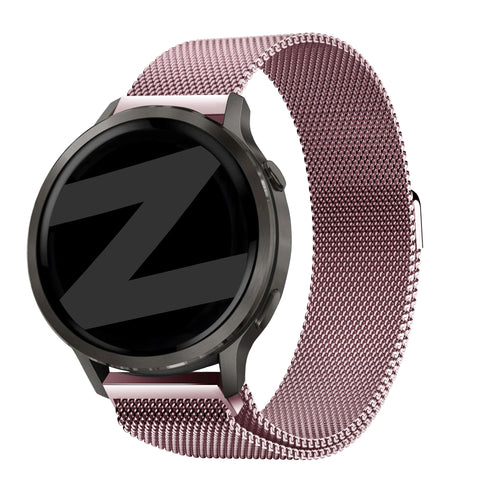 Bandz Bracelet milanais Loop Garmin Forerunner 255s (rose)