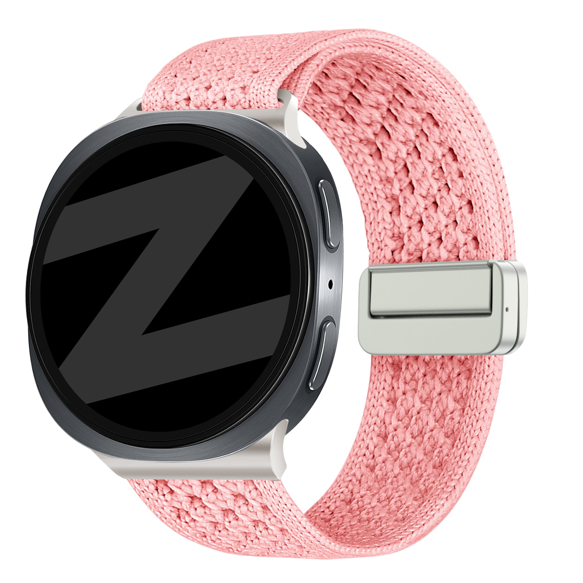 Bandz Bracelet nylon Vintage Samsung Galaxy Watch 8 Classic (rose)