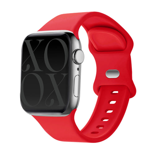 xoxo Wildhearts Bracelet silicone Apple Watch (rouge)