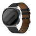 Bracelet cuir moderne Samsung Galaxy Watch 8 Classic (noir)