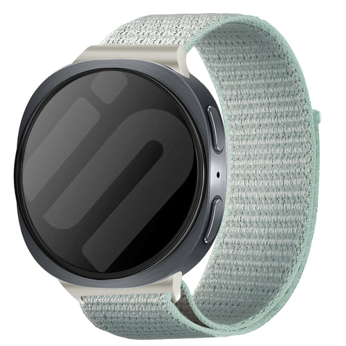 Bracelet nylon Samsung Galaxy Watch 8 - 40mm (cyan clair)