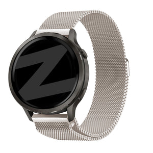 Bandz Bracelet milanais Loop Garmin Vivoactive 4s (lumière stellaire)