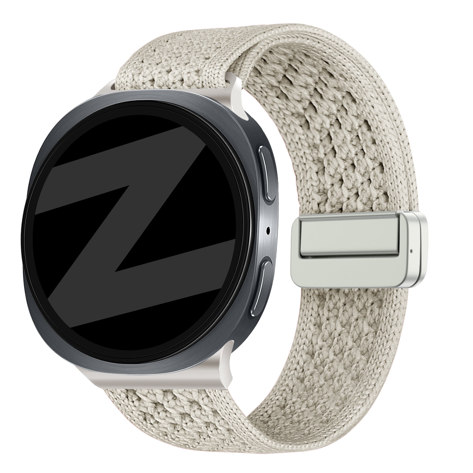 Bandz Bracelet nylon Vintage Samsung Galaxy Watch 8 Classic (lumière stellaire)