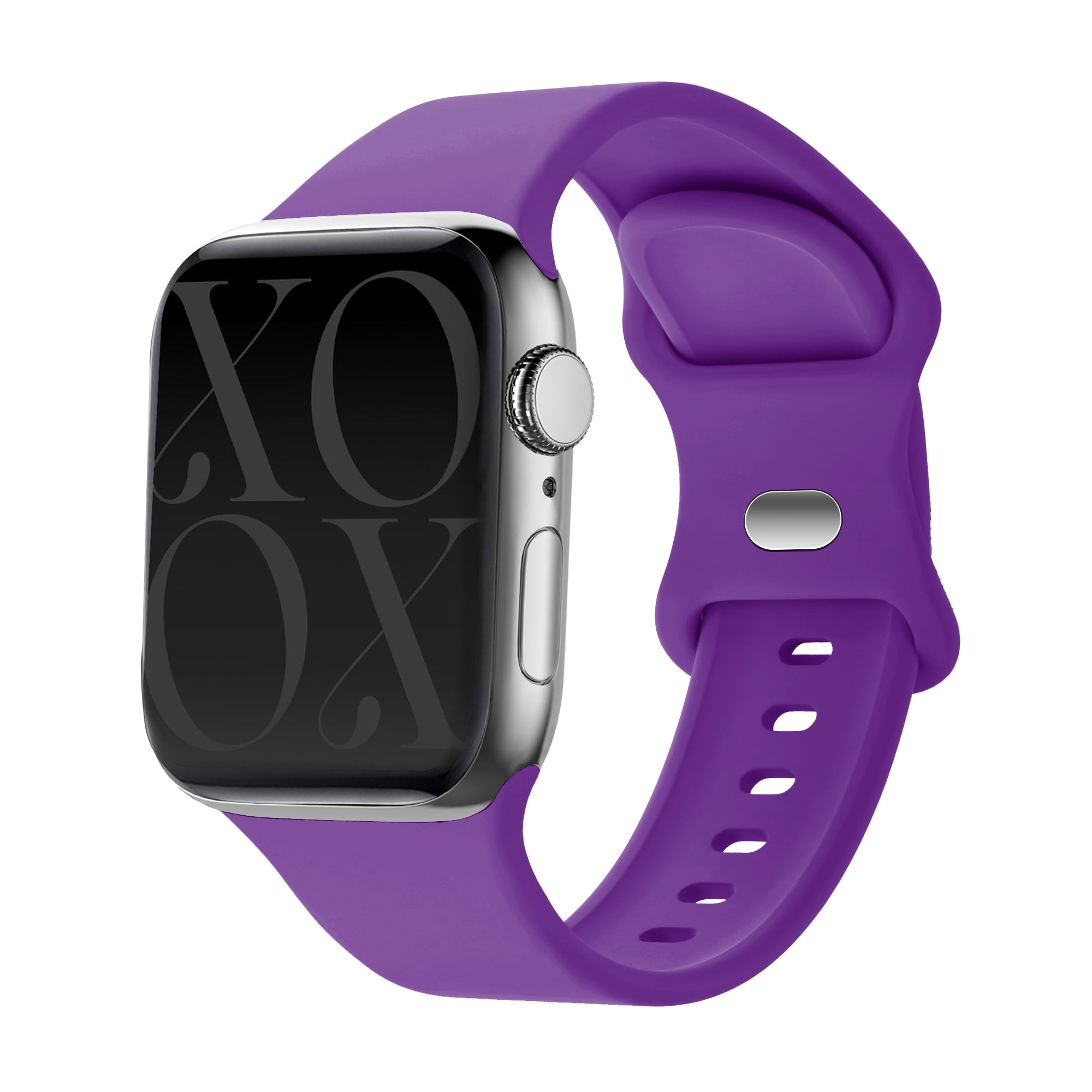 xoxo Wildhearts Bracelet silicone Apple Watch (violet foncé)