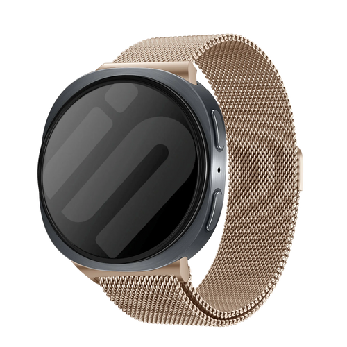 Bracelet milanais Samsung Galaxy Watch 8 Classic (rose-doré)