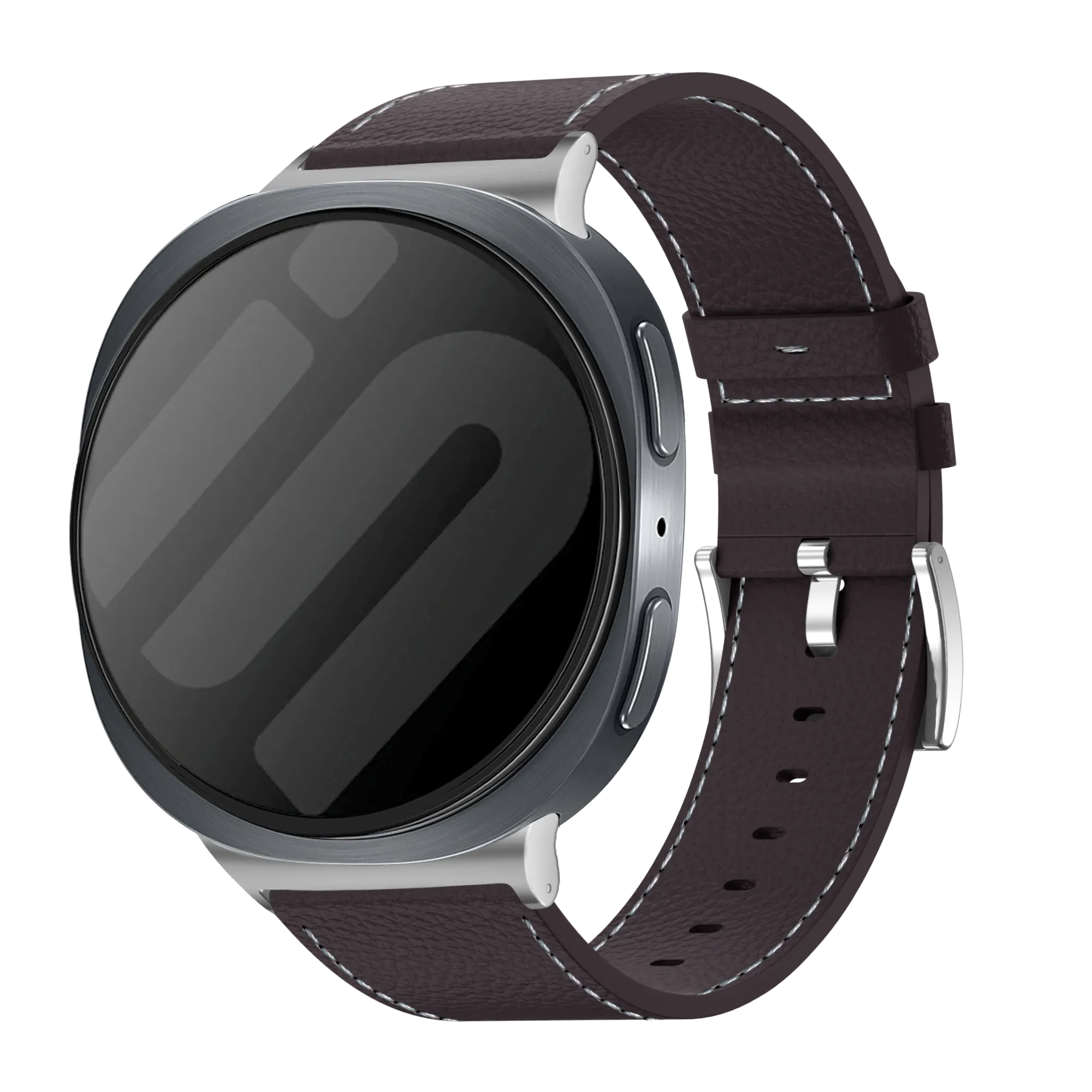 Bracelet cuir Samsung Galaxy Watch 8 Classic (cafe marron)