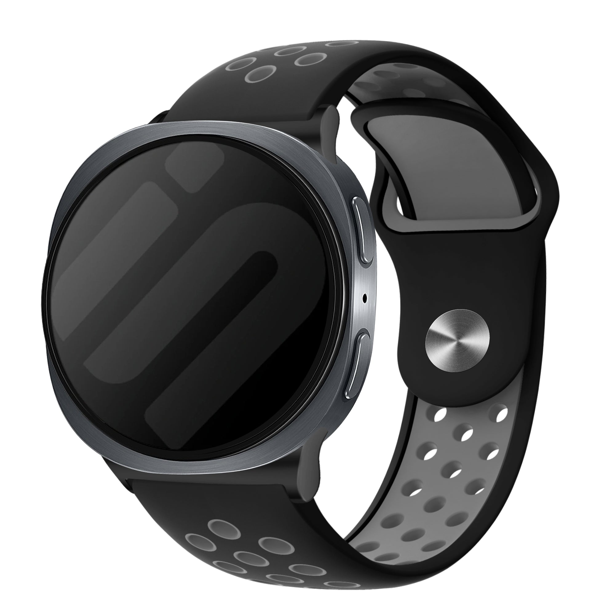 Samsung Galaxy Watch 9 - 44mm Sport Strap (Black/Grey)