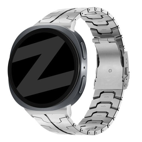 Bandz Bracelet titane 'Iron' Samsung Galaxy Watch 8 Classic (argent)
