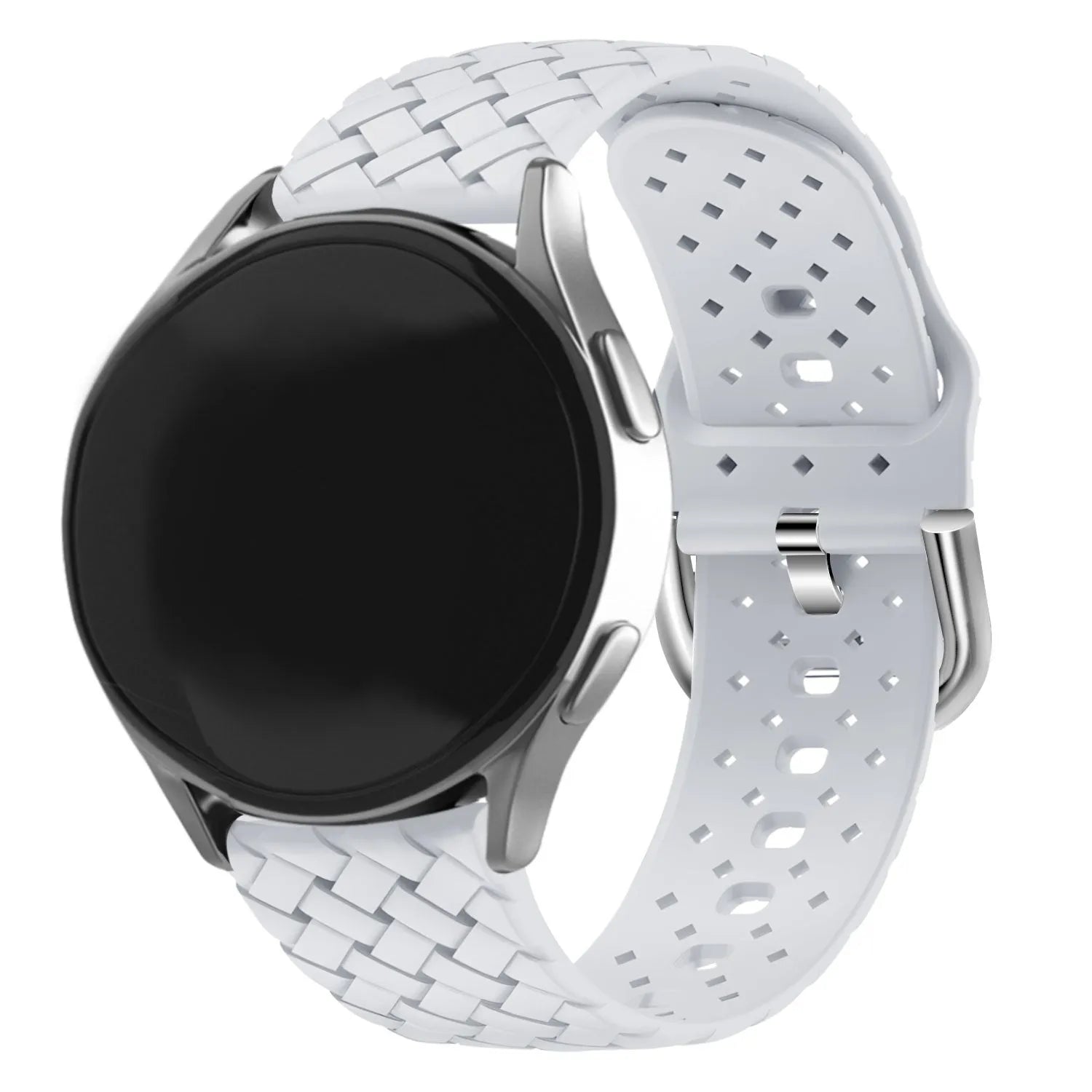 Bracelet silicone tressé Amazfit Bip 3 (Pro) (gris)