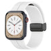 Bracelet à fermoir magnétique Apple Watch (blanc)