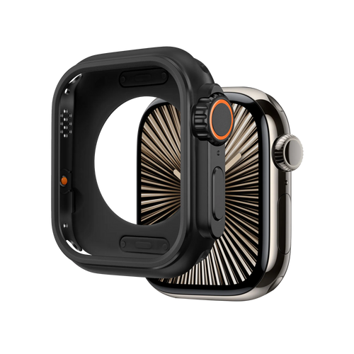 Bandz Coque métallique Apple Watch (noir)