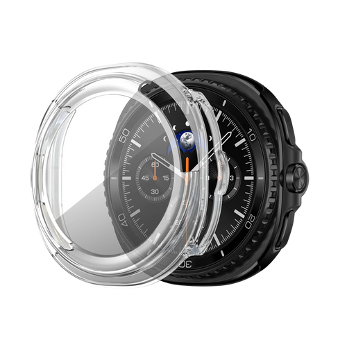Bandz Coque PC avec verre Samsung Galaxy Watch 8 Classic (transparent)
