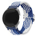 Bracelet tissée réglable Fossil Gen 5 (bleu/blanc)