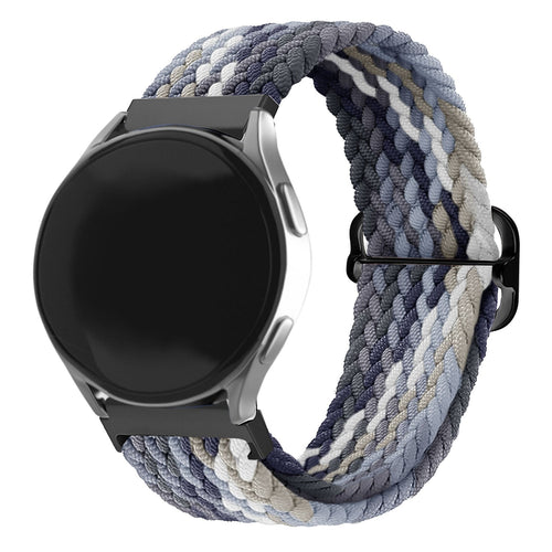 Withings Steel HR Sport Adjustable Braided Strap (Black/White)