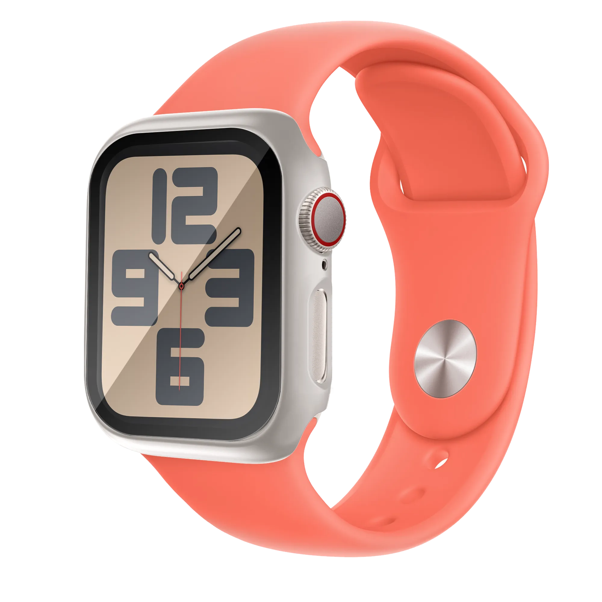 Bandz Coque PC avec verre Apple Watch 10 & 11 - 46mm (titane)