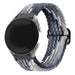 Bracelet nylon tissé Samsung Galaxy Watch 6 - 44mm (noir/blanc)