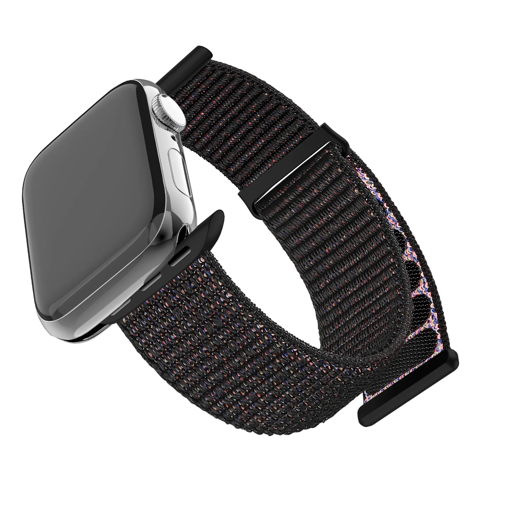 BALR. Bracelet en nylon pour Apple Watch (noir)