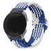 Bracelet tissée réglable Polar Grit X Pro (bleu/blanc)