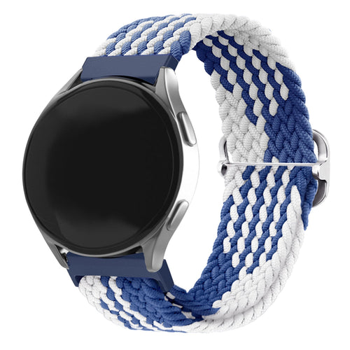 Bracelet tressé réglable Xiaomi Watch 2 Pro (bleu/blanc)