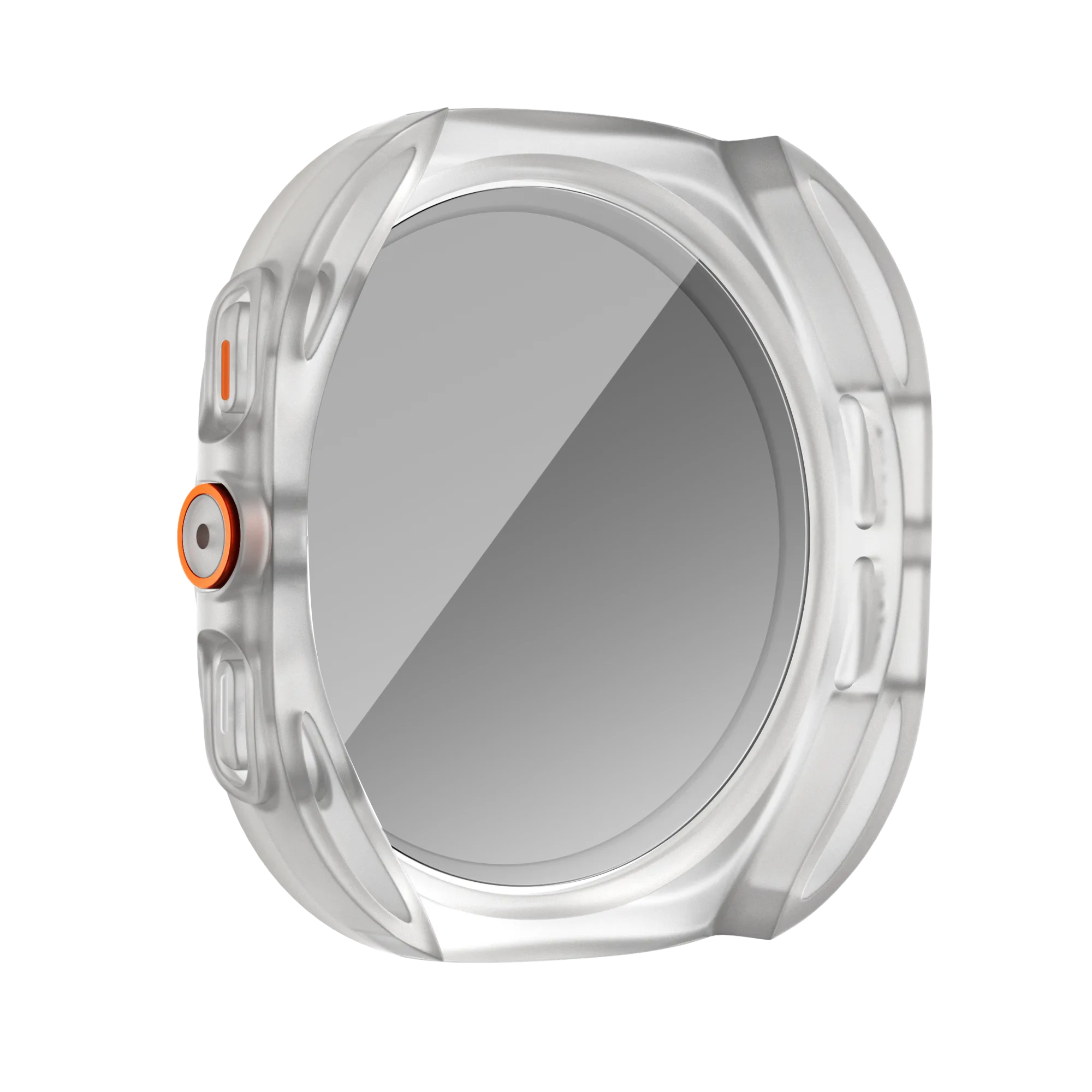 Bandz Coque de PC carrée avec verre Samsung Galaxy Watch 7 - 44 mm (escarcha)