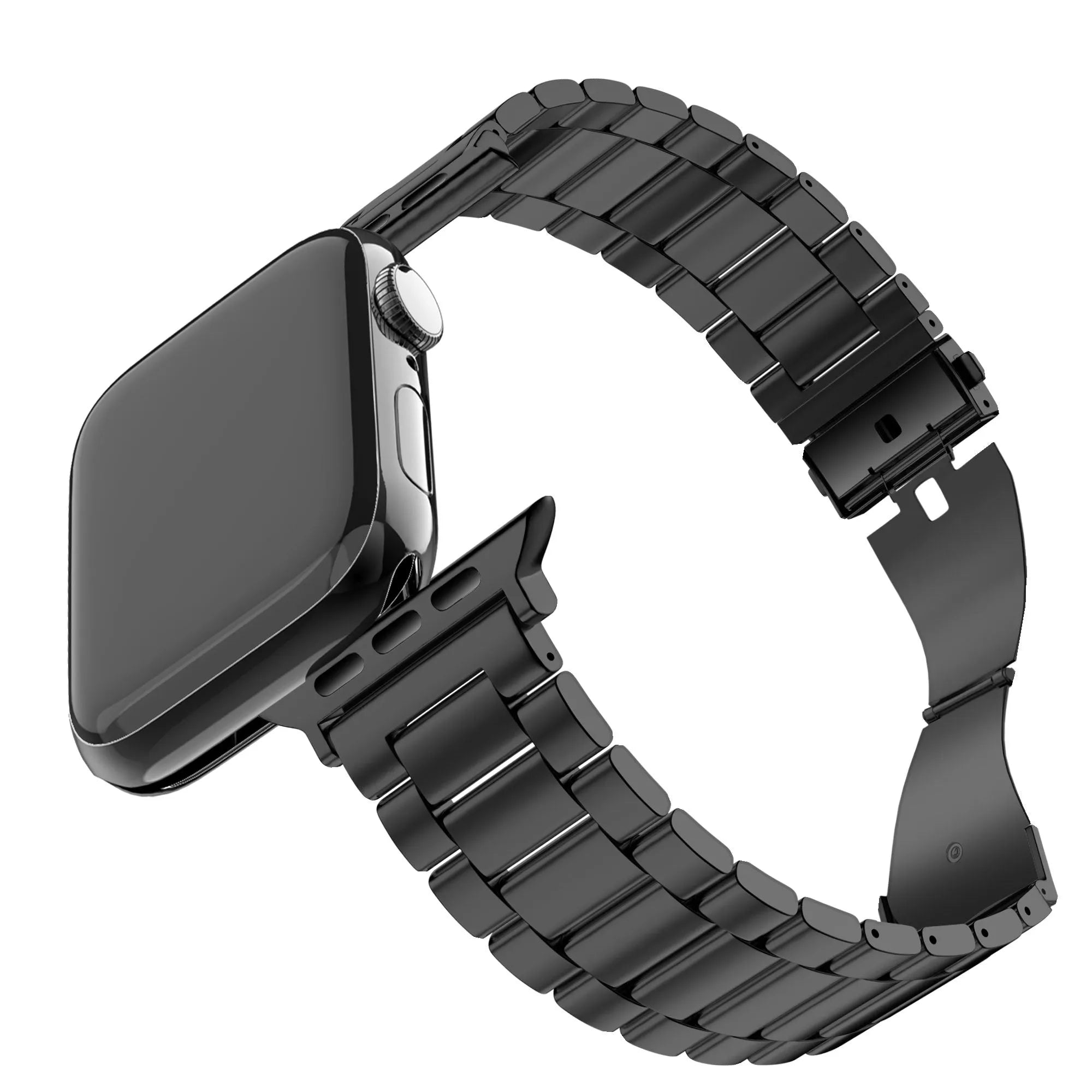 BALR. Bracelet en acier pour Apple Watch (noir)