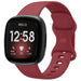 Bracelet silicone classique Fitbit Sense (vin rouge)