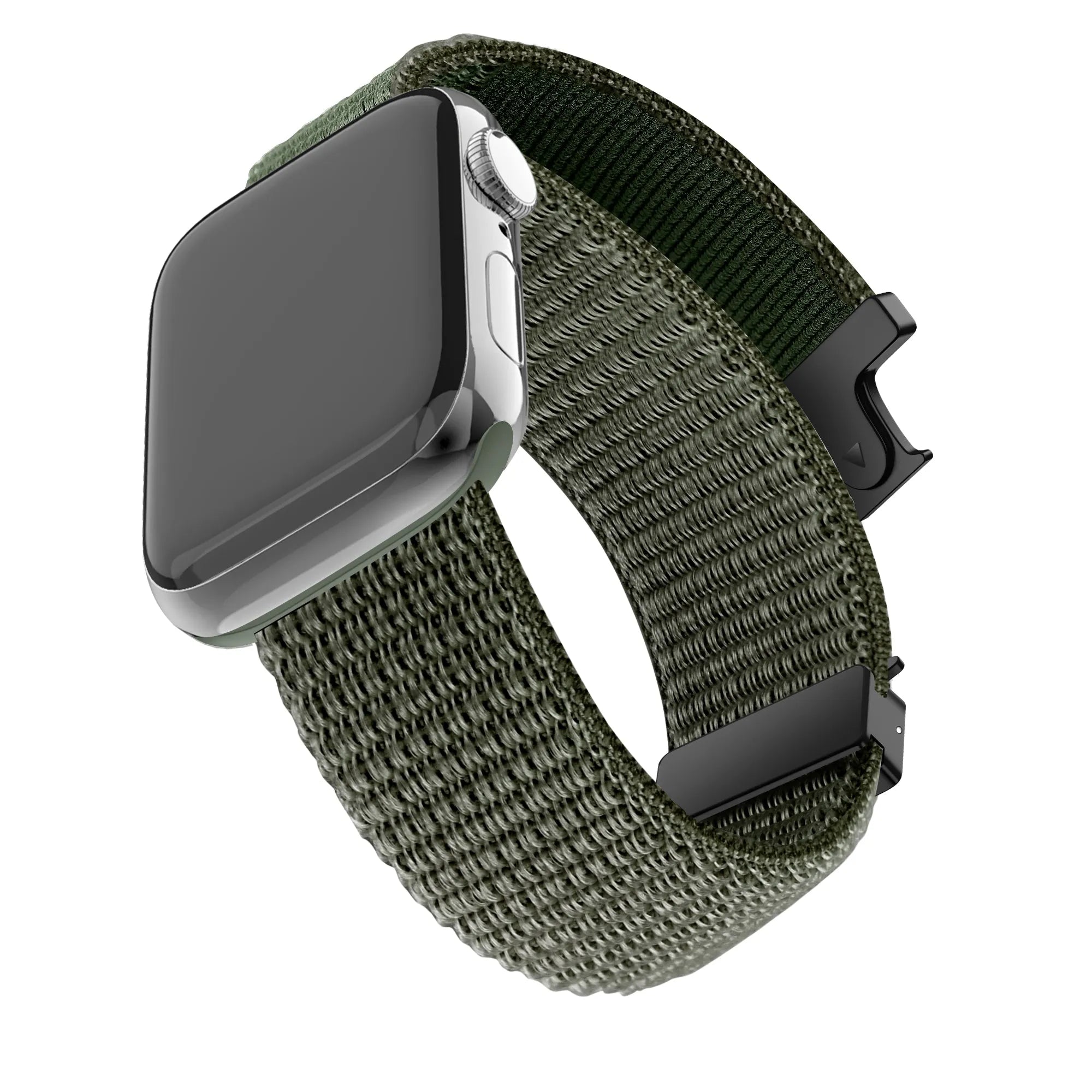 Bandz Bracelet nylon 'Classique' avec P-buckle Apple Watch (vert armée)