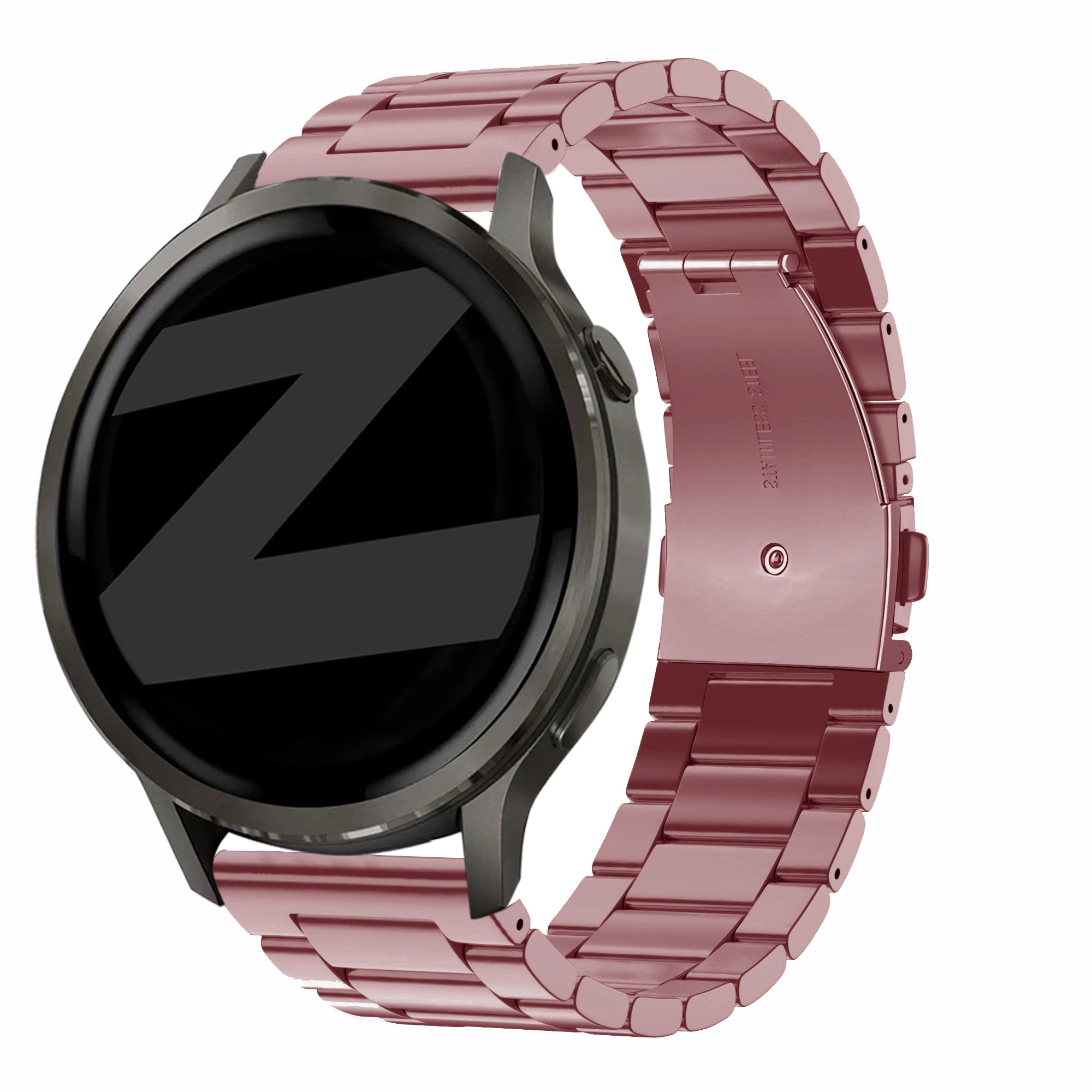 Bandz Bracelet acier 'Classic' Garmin Vivoactive 4s (rose)